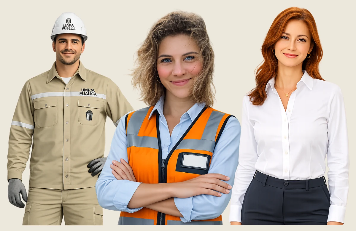 Uniformes corporativos e industriales
